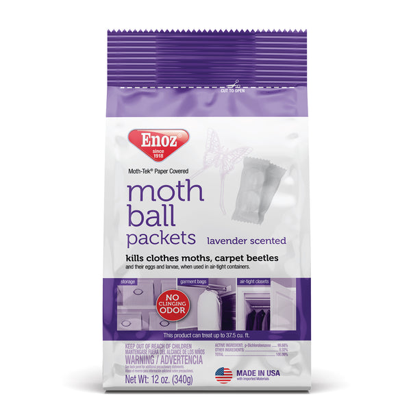 Enoz Moth Ball Packets - Lavender Scented 12 oz.