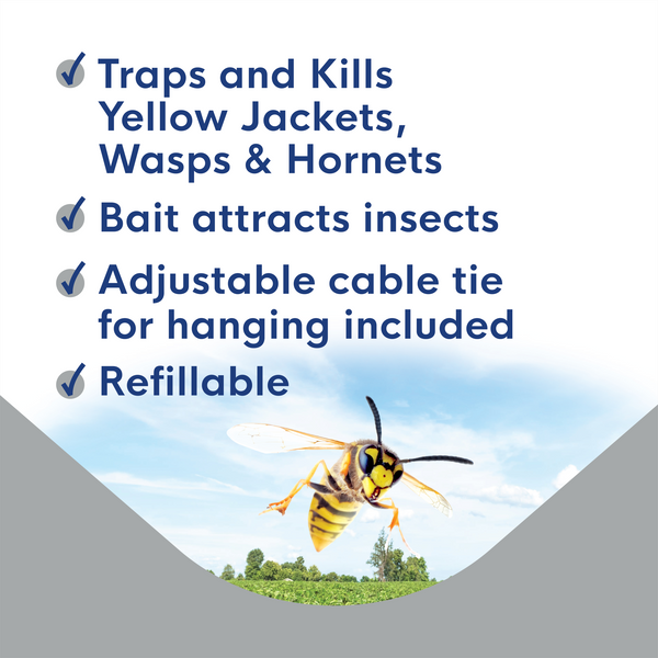 Enoz Trap-N-Kill Yellow Jacket, Wasp & Hornet Trap