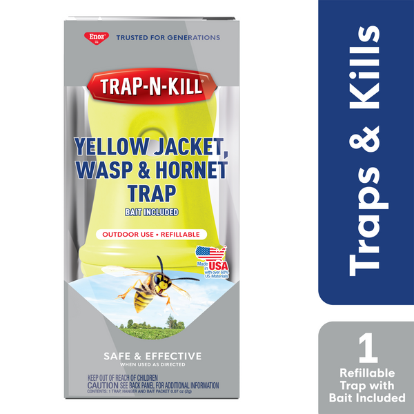 Enoz Trap-N-Kill Yellow Jacket, Wasp & Hornet Trap