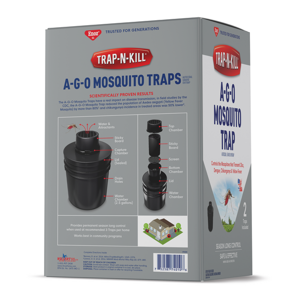 Enoz Trap-N-Kill A-G-O Mosquito Traps (2 Pack)