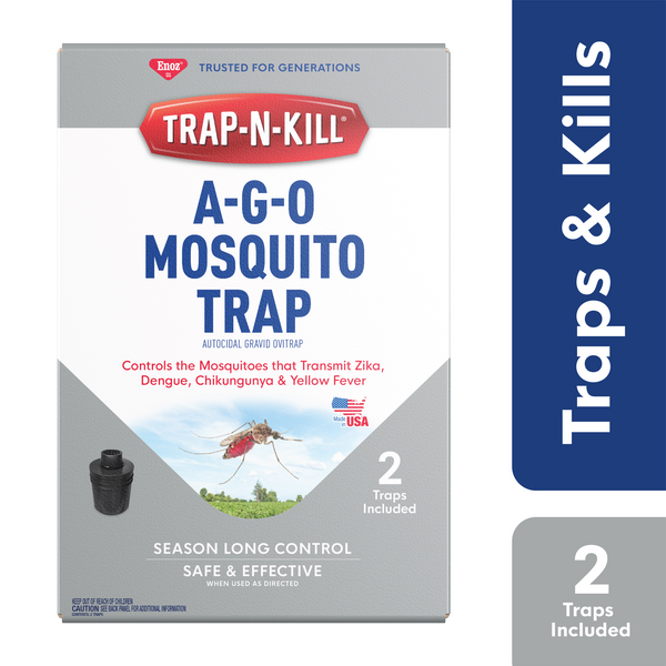 Enoz Trap-N-Kill A-G-O Mosquito Traps (2 Pack)