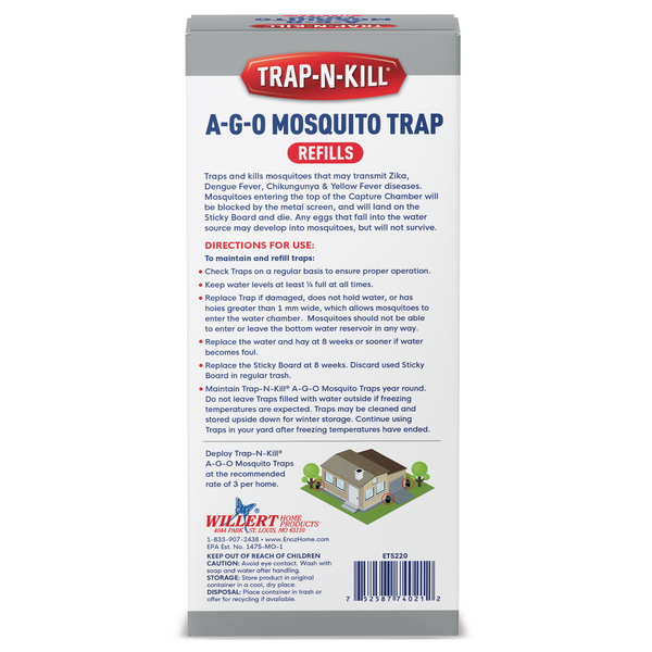 Enoz Trap-N-Kill A-G-O Mosquito Trap Refills