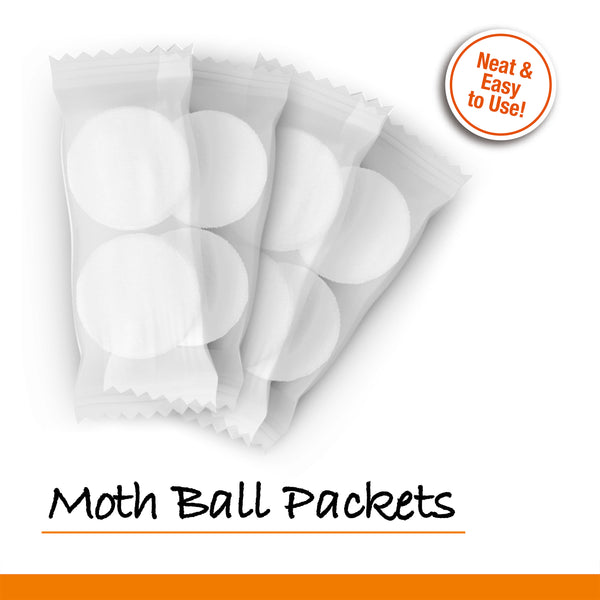 Reefer-Galler Moth-Tek Snowhite Cedar Scented Moth Ball Packets 12oz.