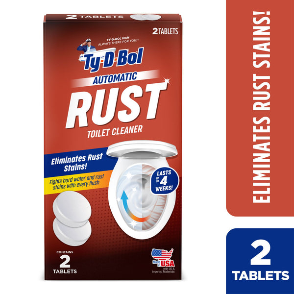 Ty-D-Bol Rust Toilet Cleaner Tablets