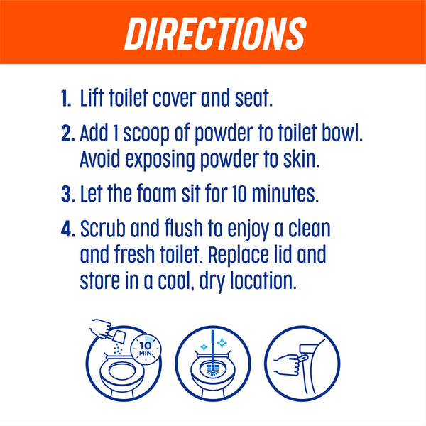 Ty-D-Bol Ultra Foam Foaming Toilet Cleaner - 8 Cleans