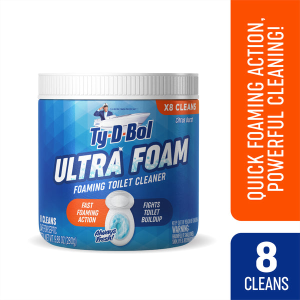 Ty-D-Bol Ultra Foam Foaming Toilet Cleaner - 8 Cleans
