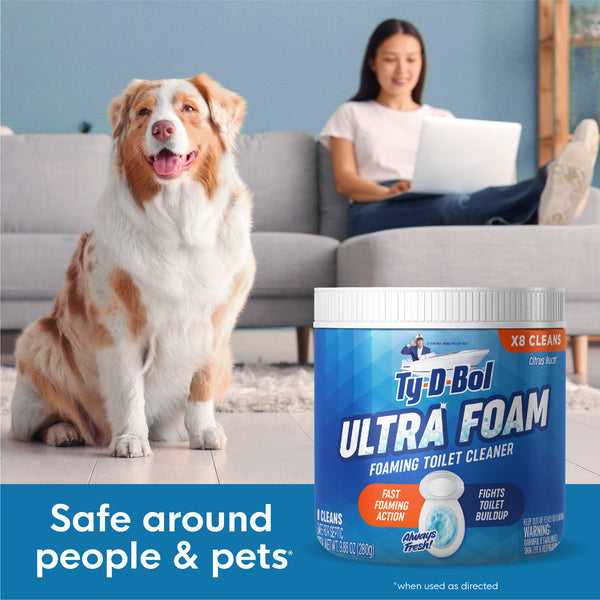 Ty-D-Bol Ultra Foam Foaming Toilet Cleaner - 8 Cleans