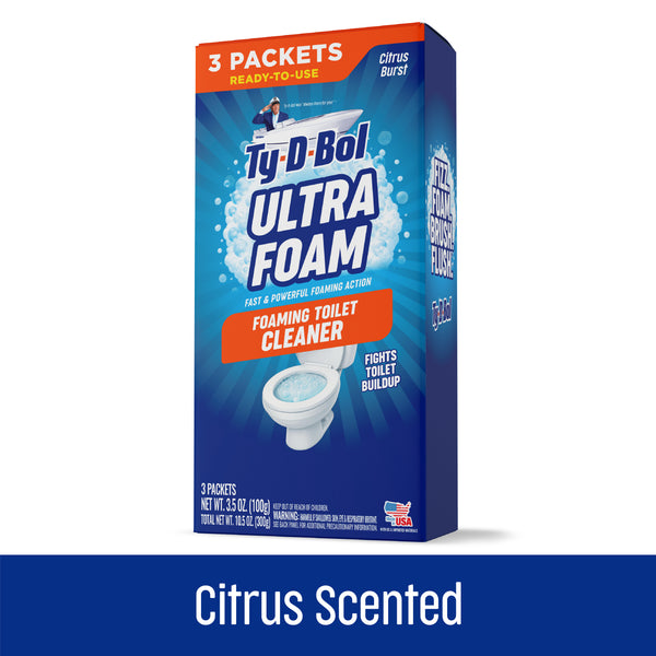 Ty⬝D⬝Bol Ultra Foam Toilet Bowl Cleaner - 3 Cleans