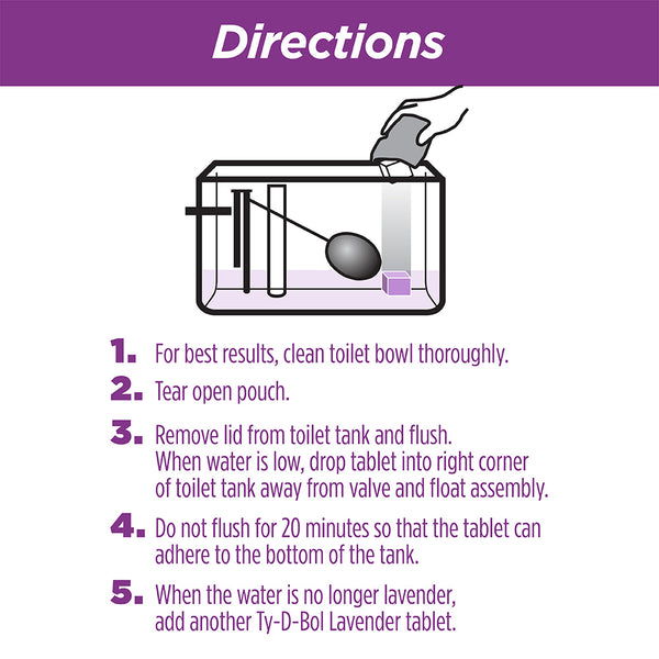 Ty-D-Bol Lavender Toilet Bowl Cleaner