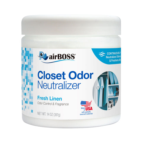 airBOSS Closet Odor Neutralizing Gel - Fresh Linen