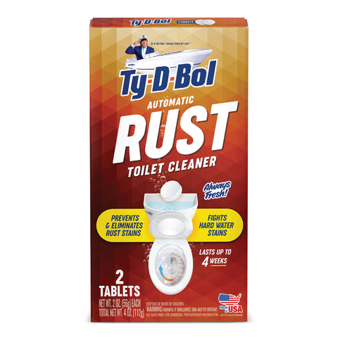 Ty-D-Bol Rust Toilet Cleaner Tablets