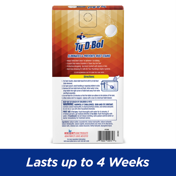 Ty-D-Bol Rust Toilet Cleaner Tablets