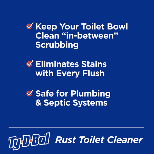Ty-D-Bol Rust Toilet Cleaner Tablets