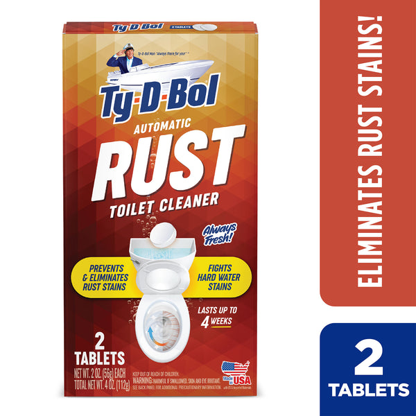 Ty-D-Bol Rust Toilet Cleaner Tablets