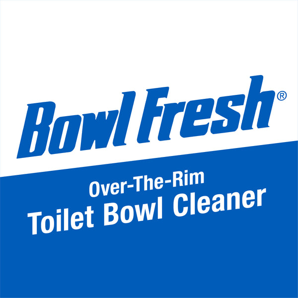 Bowl Fresh Over the Rim Toilet Bowl Cleaner and Freshener Gel - Pleasantly Scented