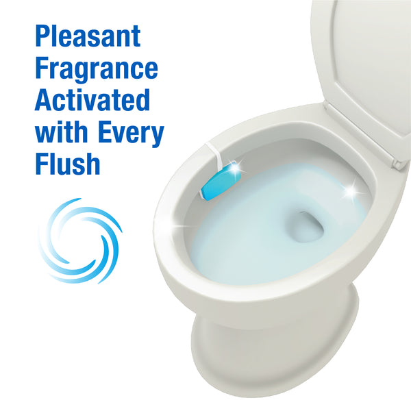 Bowl Fresh Over the Rim Toilet Bowl Cleaner and Freshener Gel - Pleasantly Scented