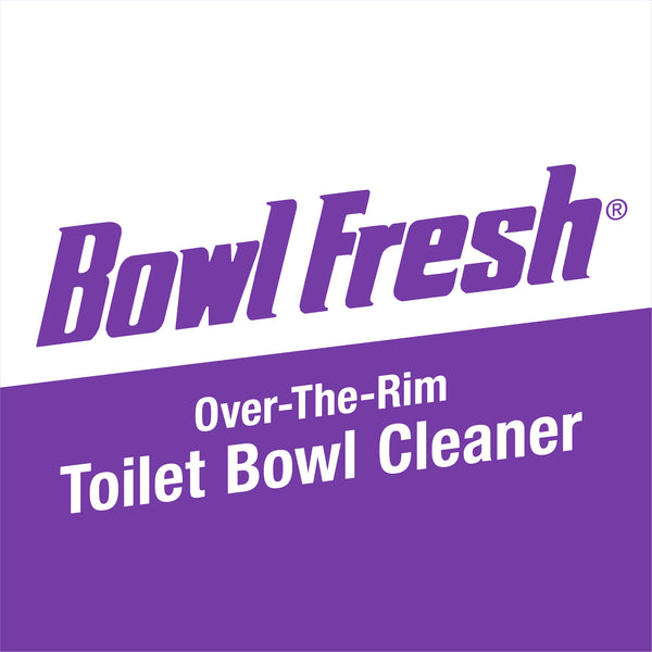 Bowl Fresh Over the Rim Toilet Bowl Cleaner and Freshener Gel - Lavender Scented