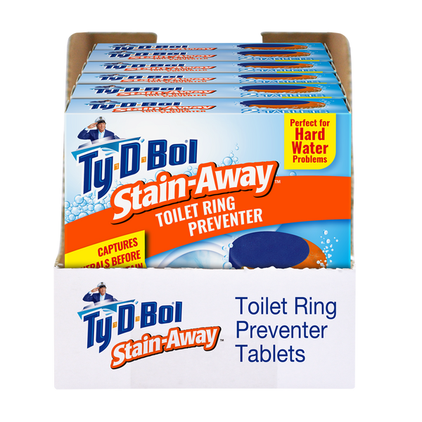 Ty-D-Bol Stain Away Toilet Ring Preventer Tablet