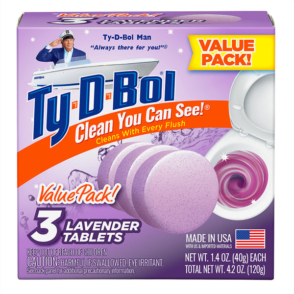 Ty-D-Bol Lavender Toilet Bowl Cleaner 3-Pack