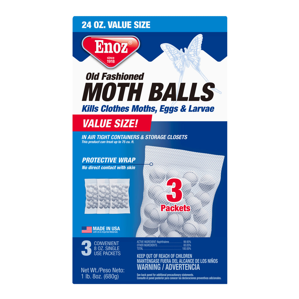 Enoz Old Fashioned Moth Balls - 24 oz.