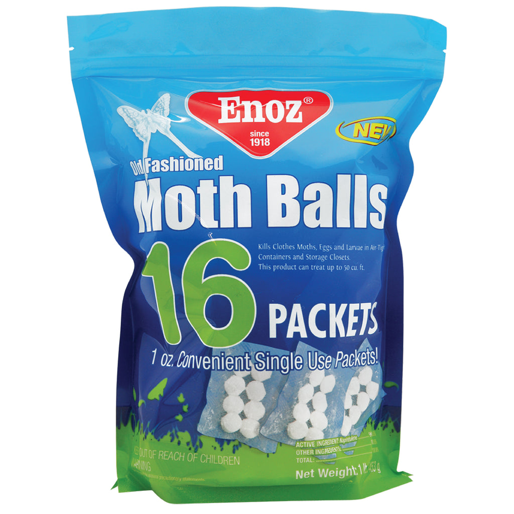Enoz Old Fashioned Moth Balls - 16 Packets