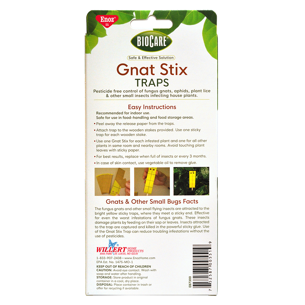 Pesticide Free Gnat Stix (12 Traps Plus Stakes) EB7300.1 - The