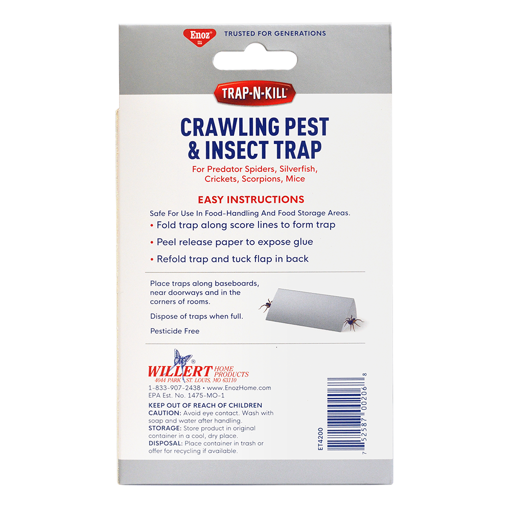 Enoz® Trap-N-Kill® Window Fly Traps - 1 Pk of 4 Traps