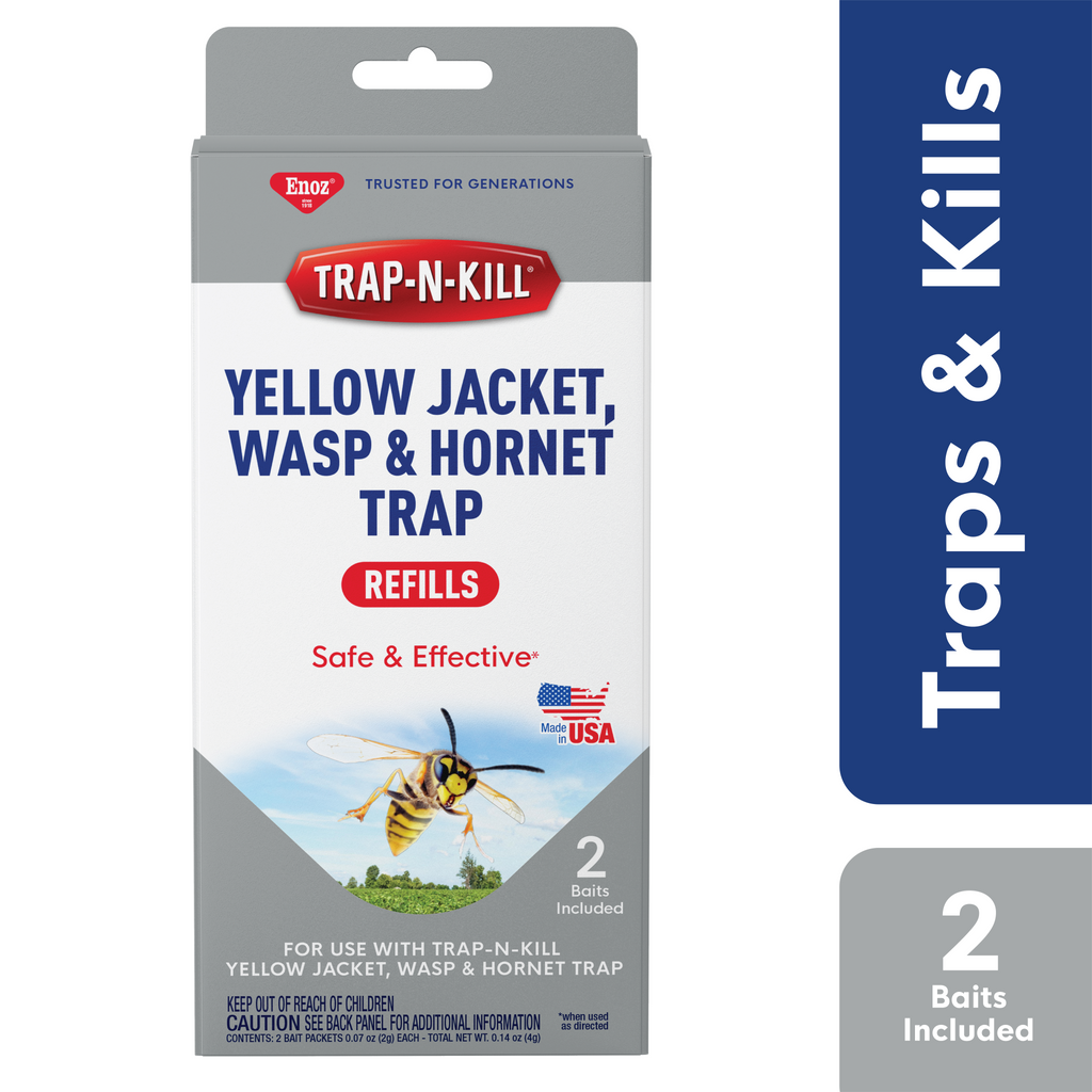 Enoz Trap-N-Kill Yellow Jacket, Wasp & Hornet Trap Refills – Willert Home  Products