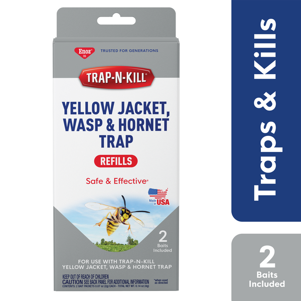 Enoz Trap-N-Kill Yellow Jacket, Wasp & Hornet Trap Refills