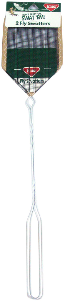 Enoz Wire Aluminum Mesh Fly Swatter – 6-Pack, Durable Metal Handle, Long-Lasting