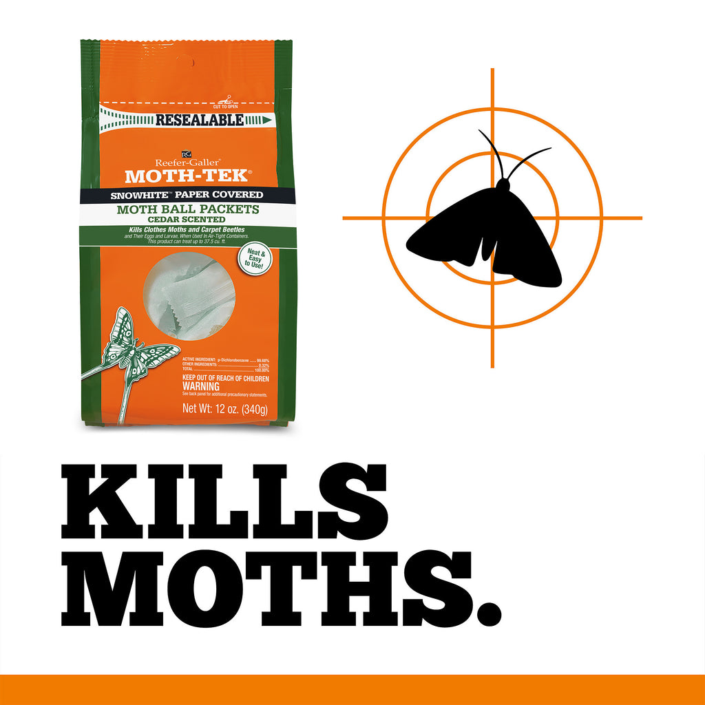 Enoz Cedar Scented Moth Cakes, Kills Clothes Moths and Carpet Beetles, No  Clinging Odor, Cedar Scented, 6 Oz Hanger, 6 Pack